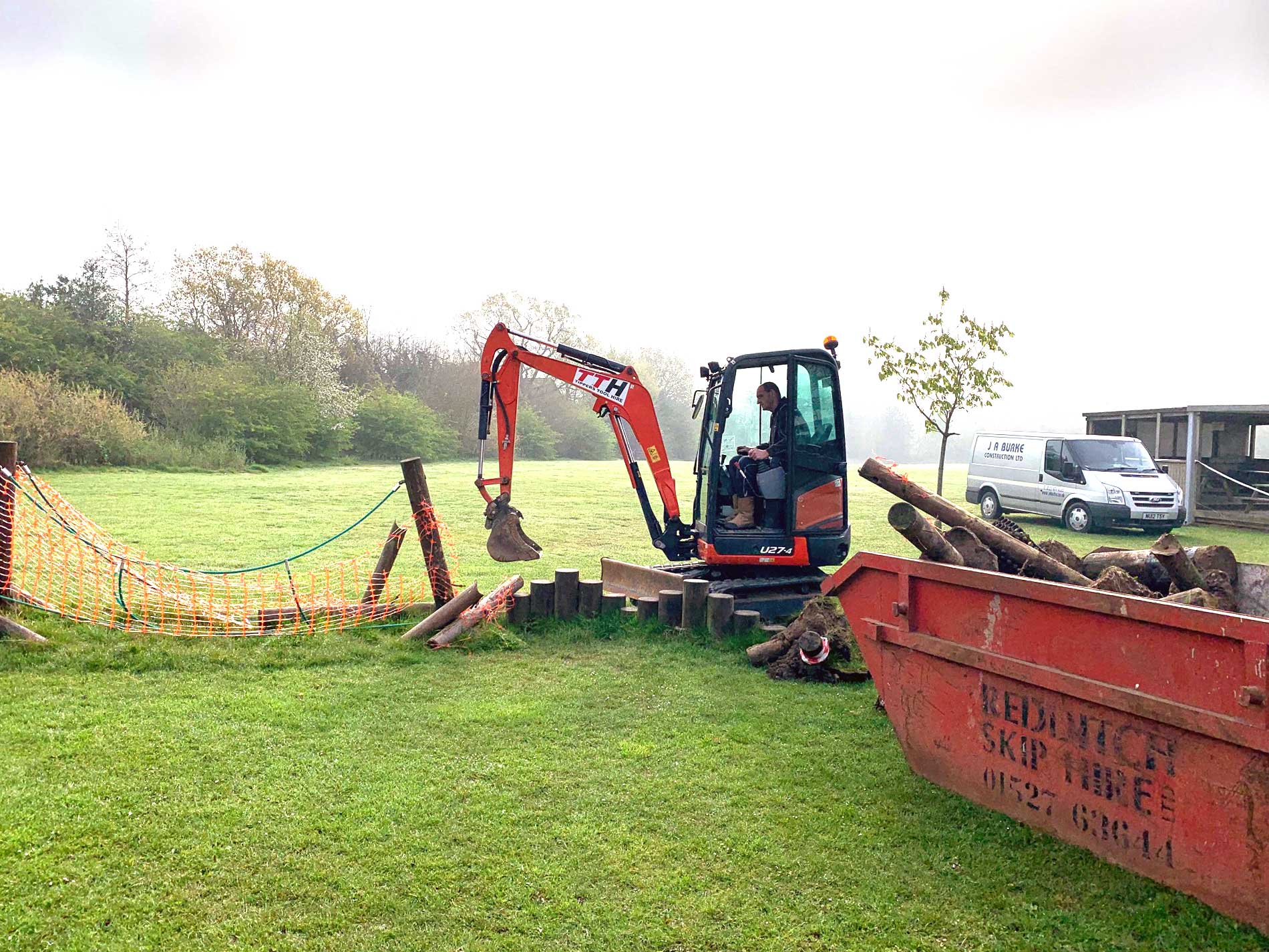 Coppice Primary School - J A Burke Construction Limited - Midlands based ground works, civils and RC frame company.